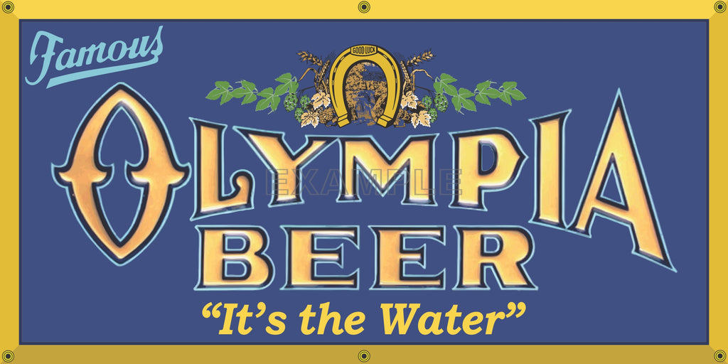 Sign olympia beer Vintage 60s