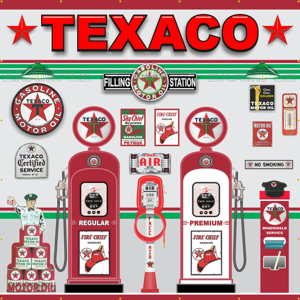 antique texaco gas pump