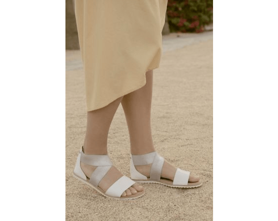 Sorel - Ella Sandal White | Blond Genius