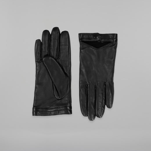 quilted leather gloves