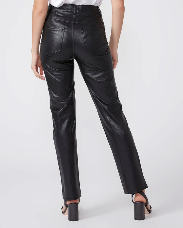 2021新発 ペイジ レディース カジュアルパンツ ボトムス Stella Faux Leather Slim-Fit Pants ecru 