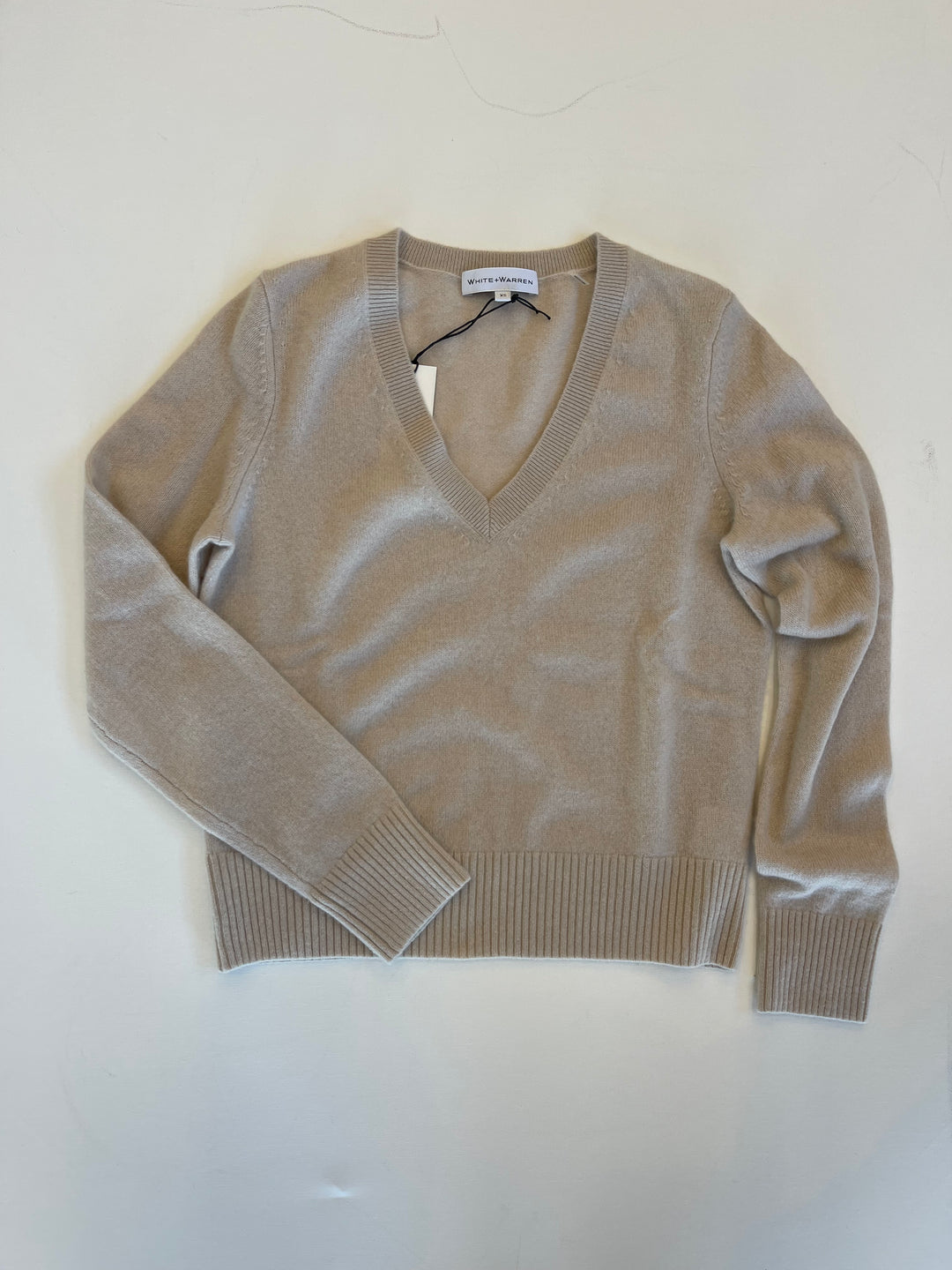 White + Warren Cashmere Marled Crewneck- Green – By Request