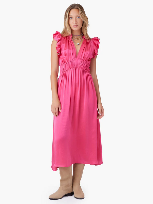 Xirena - Posey Dress in Pink Ruby | Blond Genius