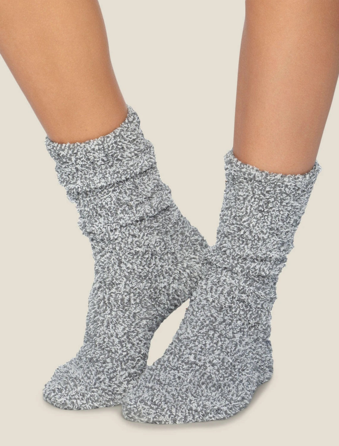 Barefoot Dreams - CozyChic Women's BITW Socks in Cream-Stone