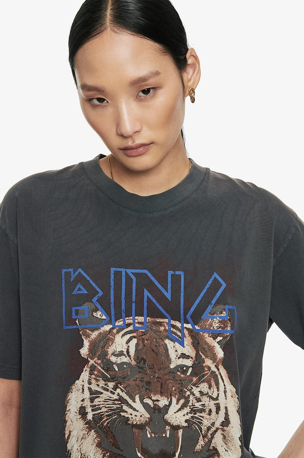 Anine Bing - Tiger Sweatshirt in Charcoal