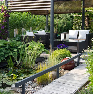 Low Bumper Guard Rail for Walking Trail, Deck, Patio - Henderson Garden Supply