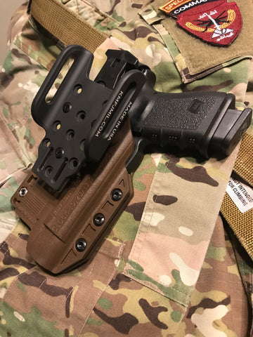 KMFJ-DA-LVL2 (MULTICAM) with KMFJ BA 90VU9, Belt Adapter – KMFJ, LLC