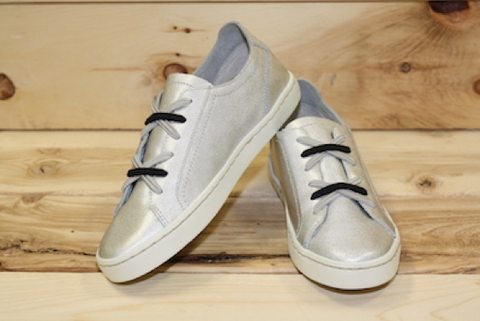 Dolce Vita Xavi Silver Sneakers with U-Lace