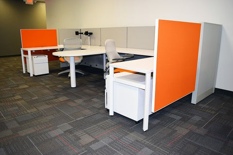 Knoll Dividends Cubicle Used 7'x6.5'x50"H