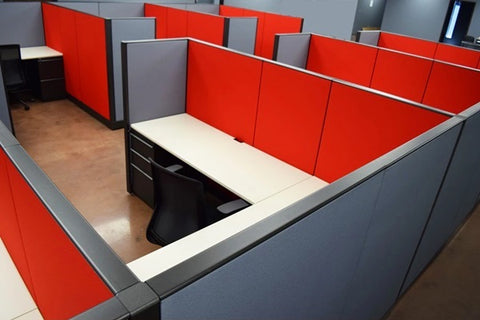 Knoll Morrison Cubicle Re manufactured 6'x8'x56"H