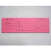 Prompt Printery Harvest Supplies Pink 3 Tab Bin Ticket - 25 per pack