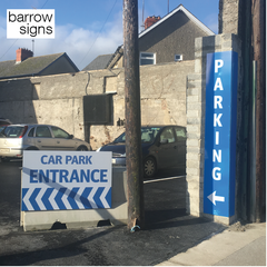 Signage directing the public to a car park entrance by www.barrowsigns.com
