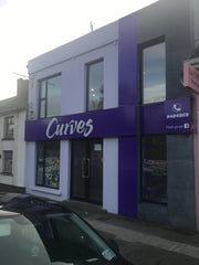 curves gym internal and external signage made by barrow signs wexford, gorey, dublin
