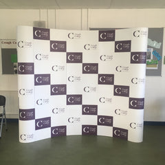 Pop-Up Display wall by barrow signs