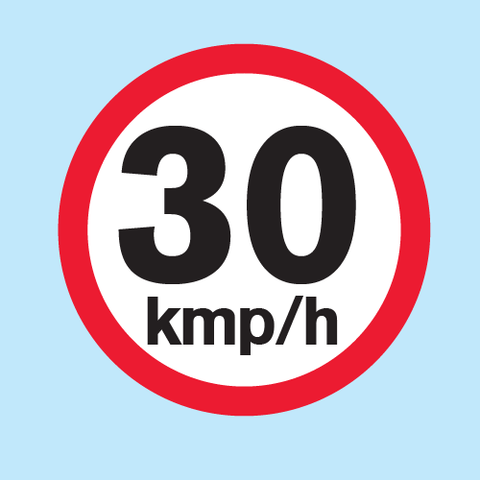 Speed Limit Sign available online from www.signsonline.ie