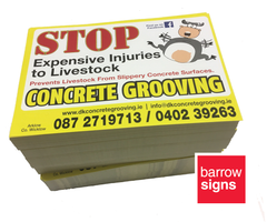 A4 Printed flyers for sale at www.barrowsigns.com