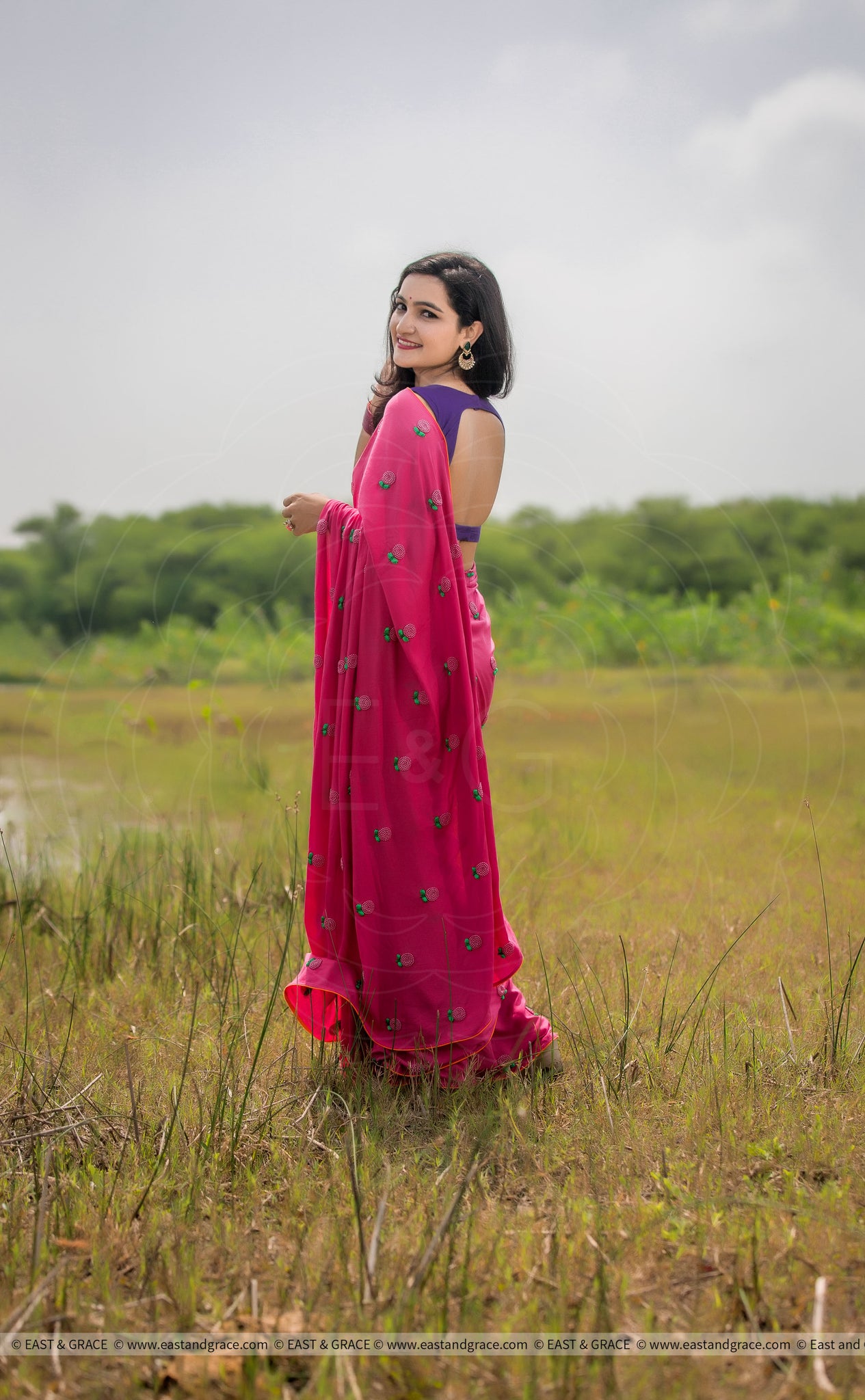 Pinkberry Saree – EAST & GRACE