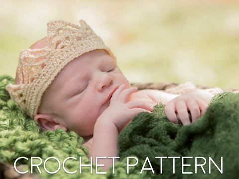baby crochet crown