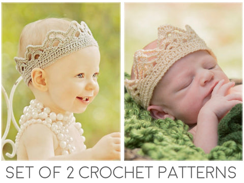 baby crochet crown