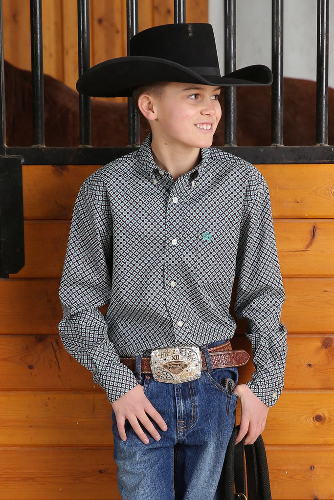 Boys Cinch Match Dad Shirt – Dakota 