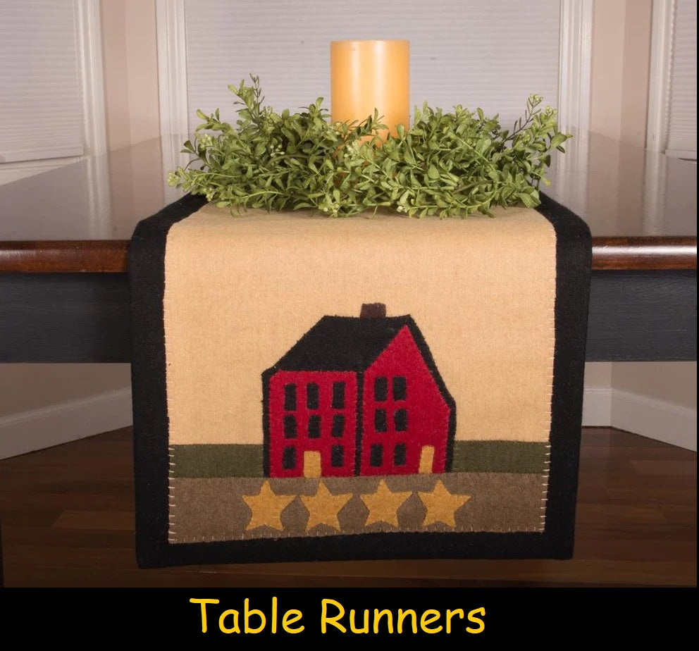 Primitive Country Table Runners