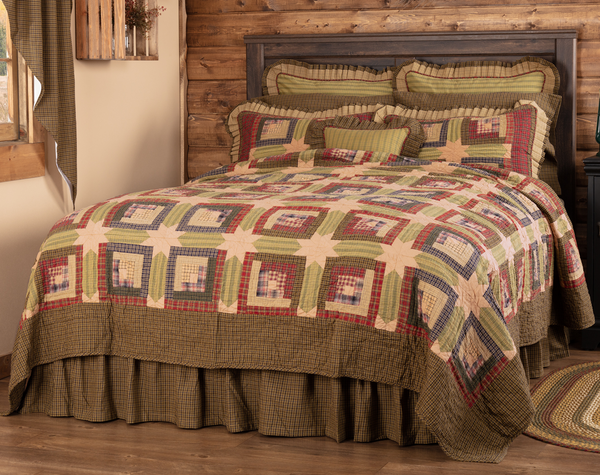 lodge style bedding for california king beds