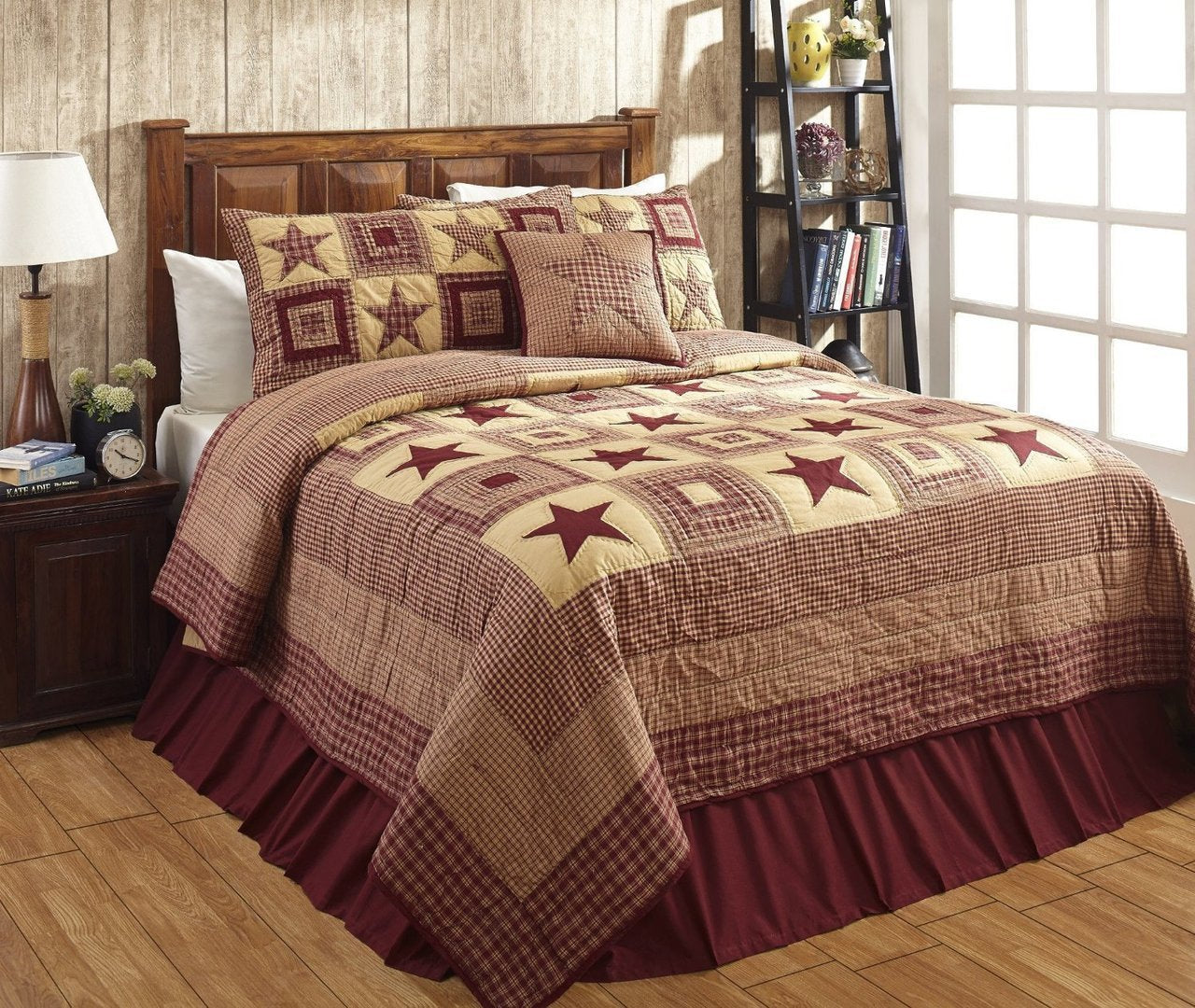 tan quilt bedding