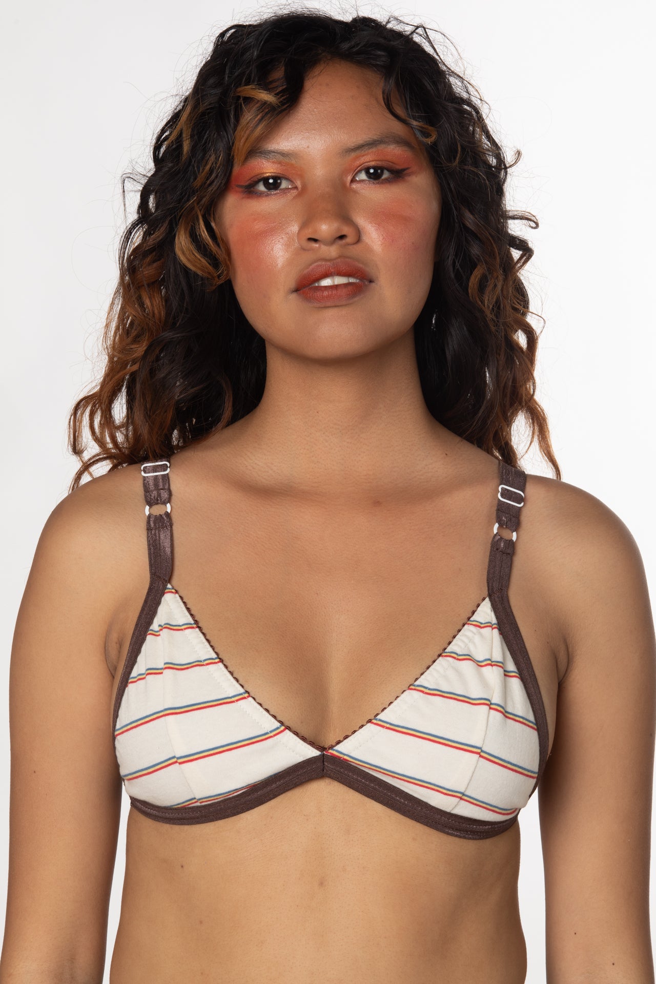 COTTON TRIANGLE BRALETTE - Solstice Intimates