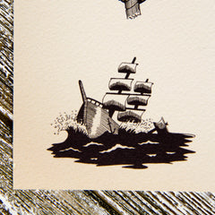 Sharp detail of our art prints. 