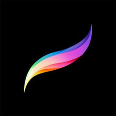 Procreate App logo for digital painting and art.