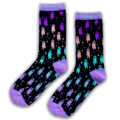 Ectogasm ghost crew socks.