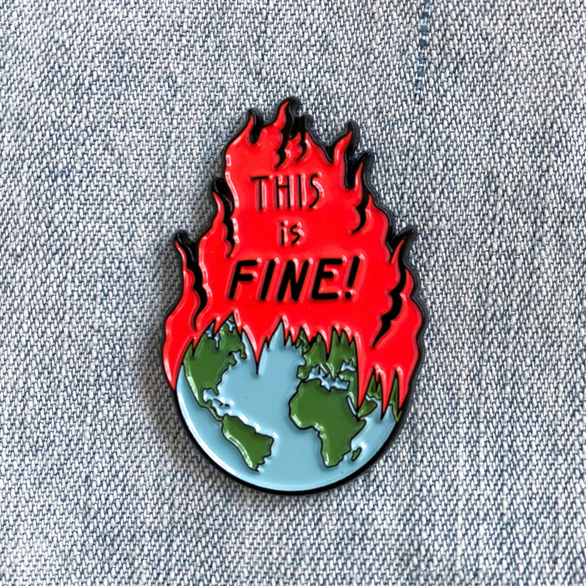 This is Fine Enamel Pin