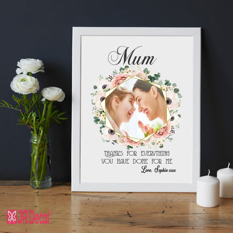 Personalized Picture Frame for Mum