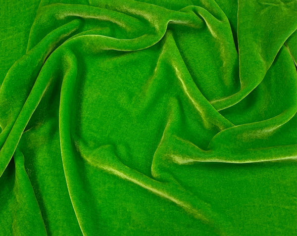 Lemon Lime Green - Silk Velvet Fabric – Prism Fabrics & Crafts