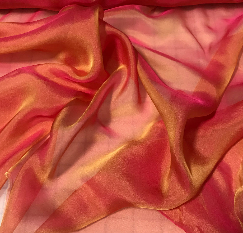 sheer silk chiffon fabric