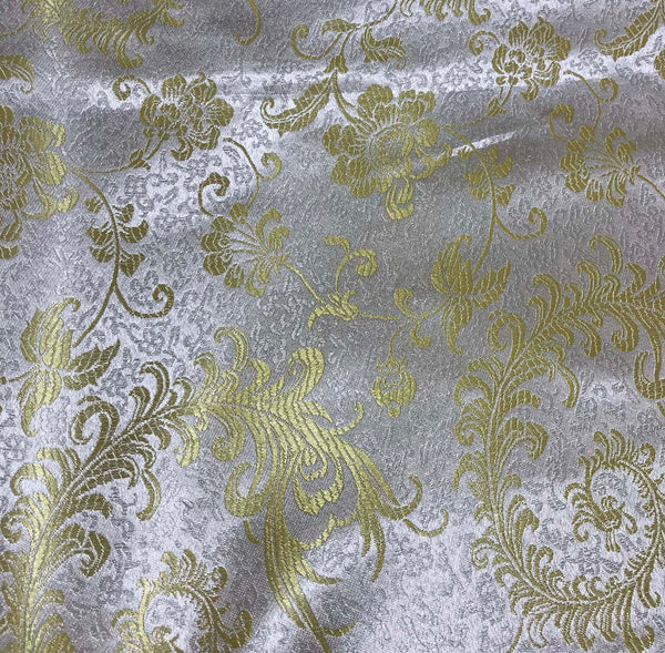 gold fabric brocade texture