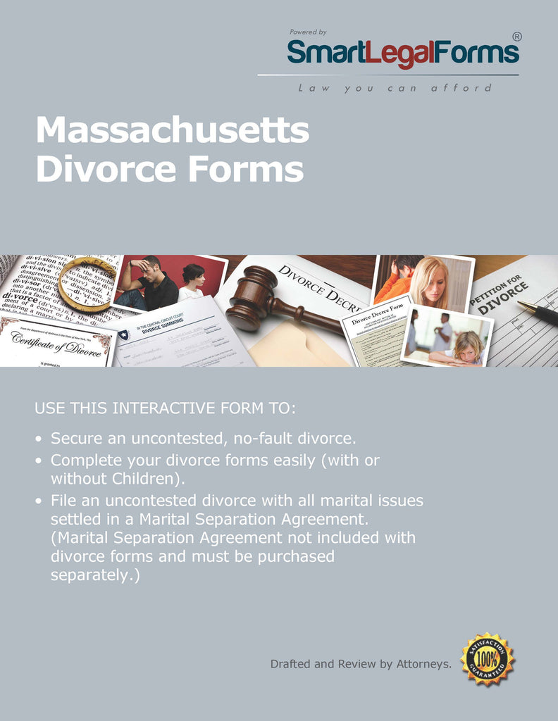 Massachusetts Divorce Forms SmartLegalForms