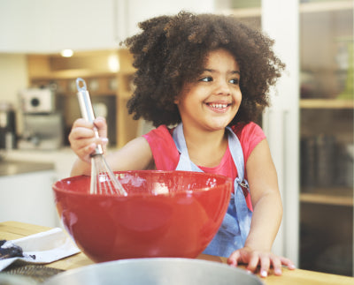 ASD activities - girl baking