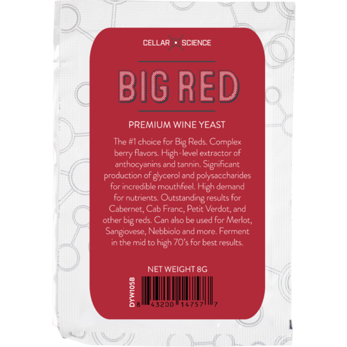 BIG RED Wine Yeast