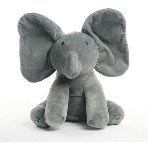 peek a boo elephant plush toy