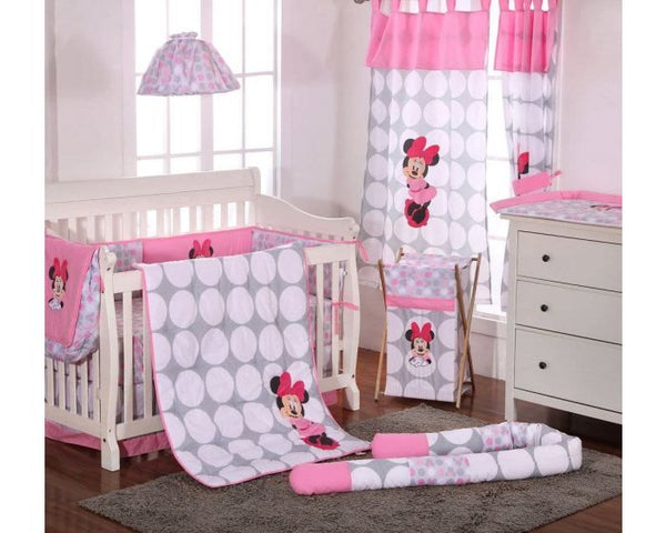 Disney Baby Minnie Mouse Polka Dots Crib Bedding Set My Baby World