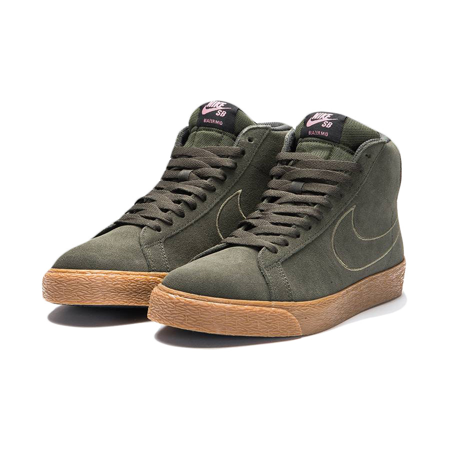 nike blazer mid olive