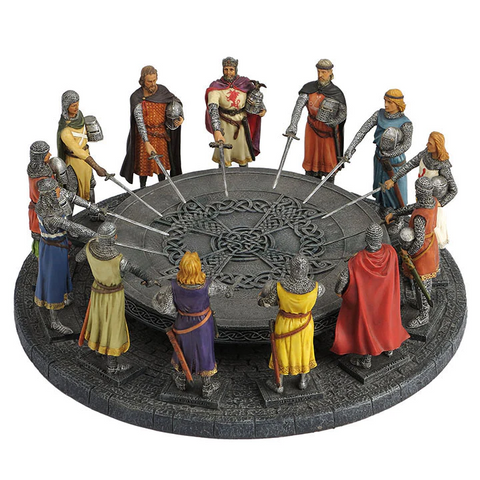  To put on table of our conference room in office Uchida 32 months ago   King Arthur And The Knights Of The Round Table - Famous People Statue