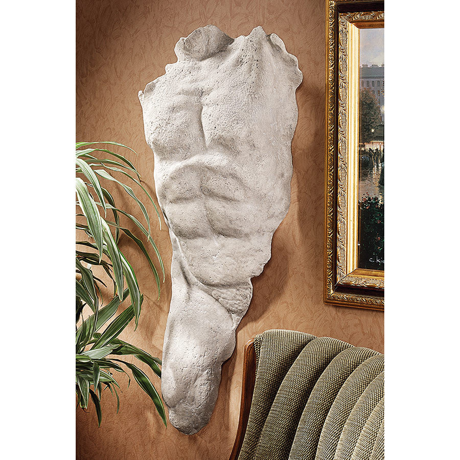 37" Alexander The Great Torso Wall Sculpture Statue