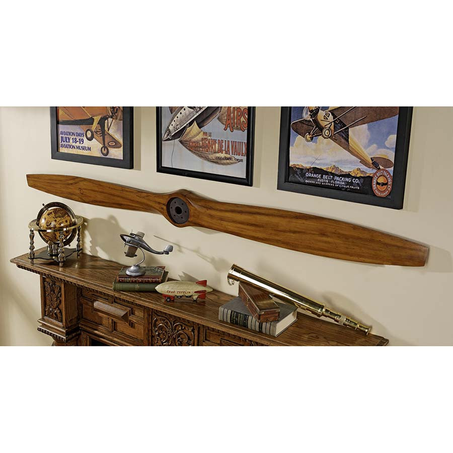 Avaitor World War I Plane Propeller Replica Blades Wall Decor