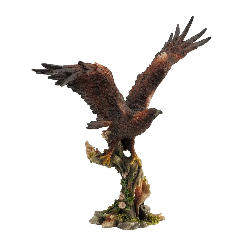 Golden Eagle Animal Statue XoticBrands Home Decor