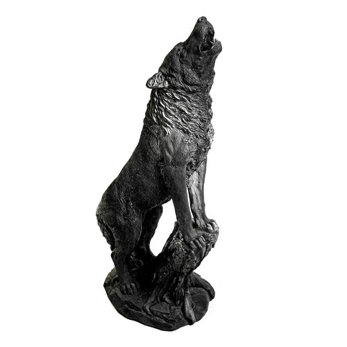 Wolf Howling Garden Animal Statue | XoticBrands Home Decor