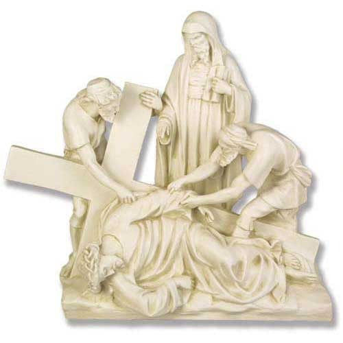 Jesus Falls The 3Rd Time Station # 9 Religious Sculpture | XoticBrands ...