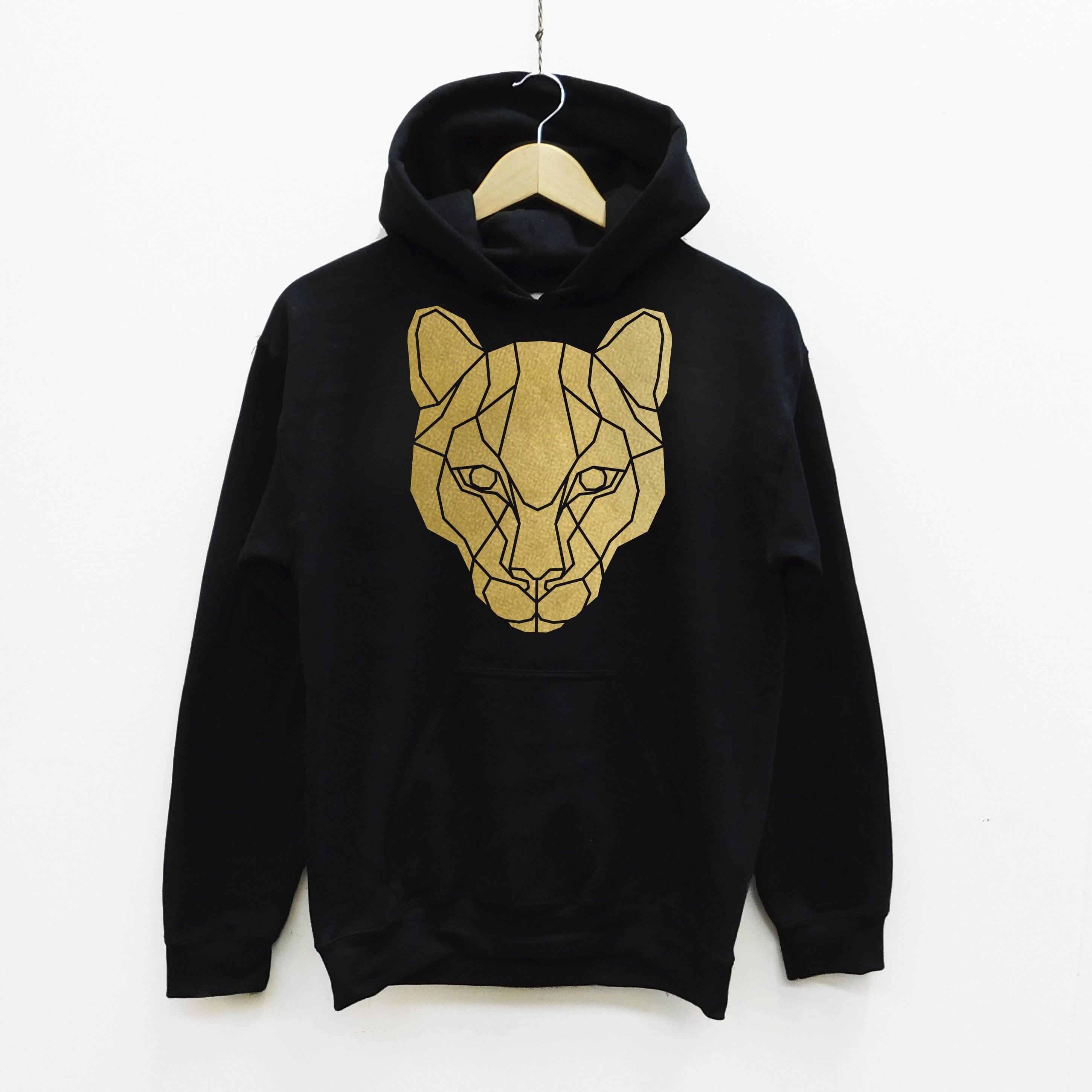 black and gold puma hoodie