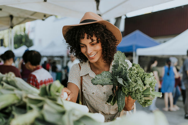 Get fresh produce for your birds at the local farmers market